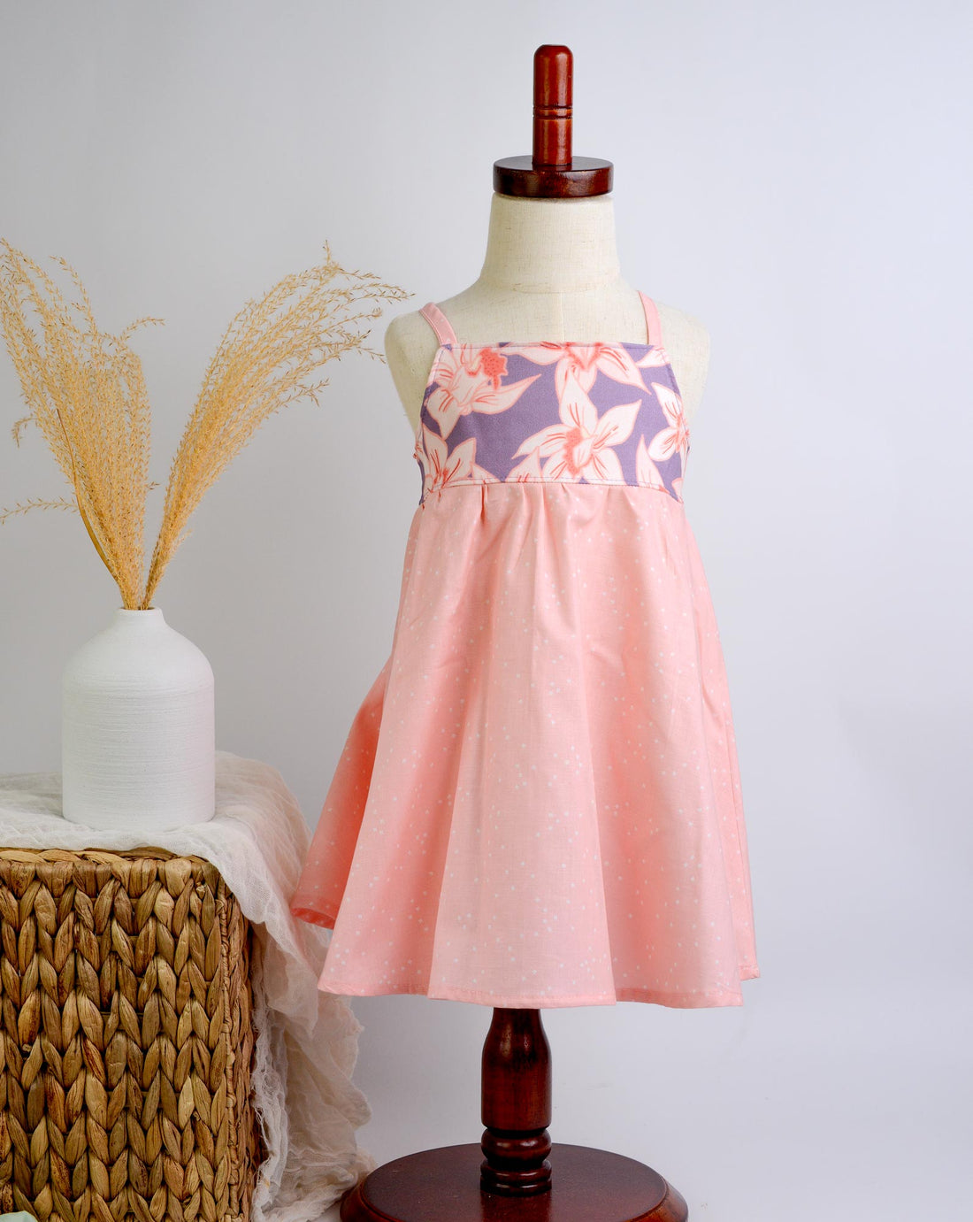 SAMPLE SALE DRESS - Orchids Twirly Dress - Two Styles