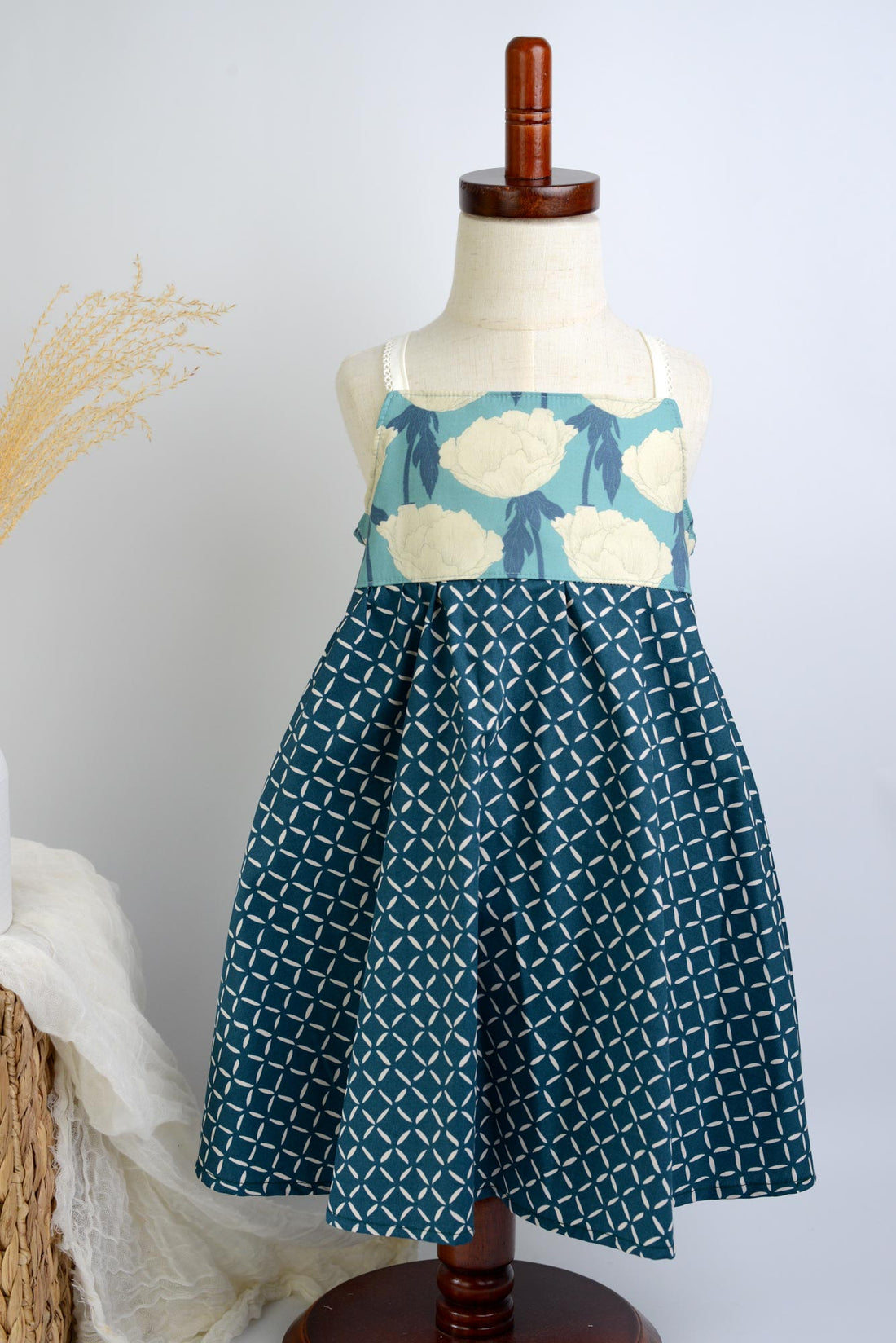 SAMPLE SALE DRESS - Peony Floral Twirly Dress