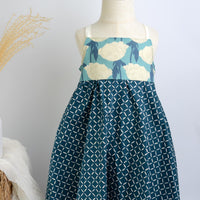 SAMPLE SALE DRESS - Peony Floral Twirly Dress