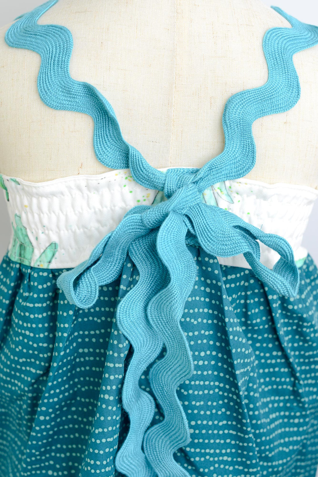 SAMPLE SALE DRESS - Pineapples Print with Ric Rak Straps  -