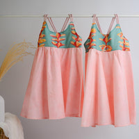 SAMPLE SALE DRESS  - Plumeria Lei Twirly Dress