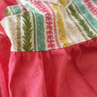 Handmade Girls Lei Print Twirl Dress – Rainbow Flower Design, 100% Cotton | Made in Maui, Hawaii