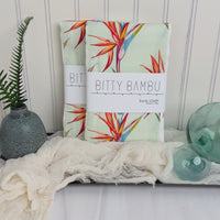 Bird of Paradise Burp Cloth - Tropical Flower Baby Gift - Gender Neutral Newborn Gift for Baby Girl or Boy - Made in Maui Hawaii