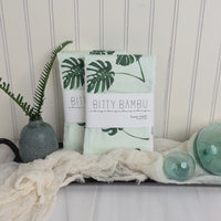 Monstera Leaf Burp Cloth - Baby Gift Idea - Plant Mom Baby Gift - Gender Neutral Newborn - Made in Maui, Hawaii