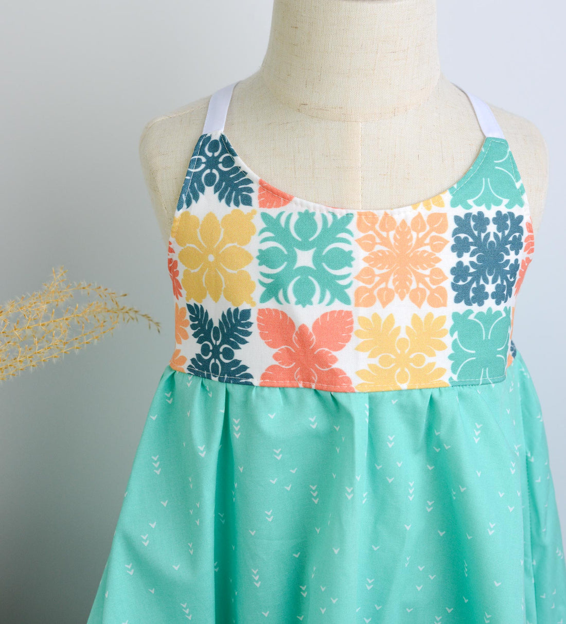 SAMPLE SALE DRESS - Quilt Twirly Dress