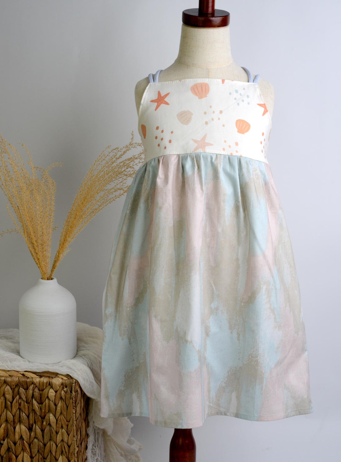 SAMPLE SALE DRESS - Starfish Dress - Size 5/6 yr. only