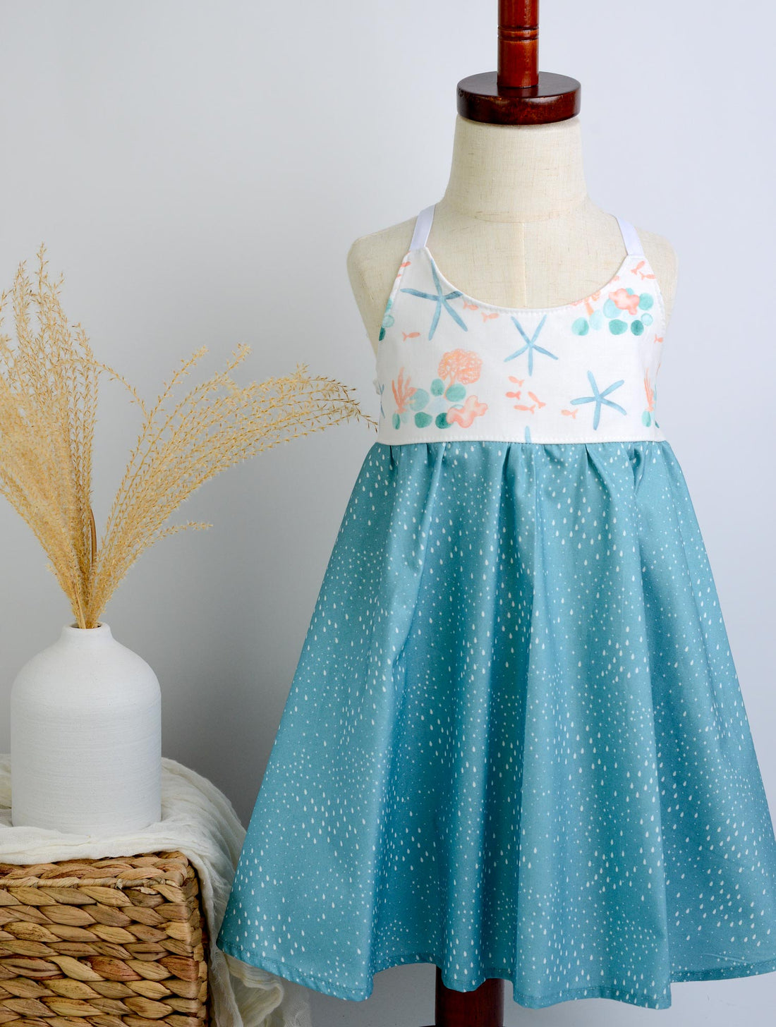 SAMPLE SALE DRESS - Starfish Twirly Dress