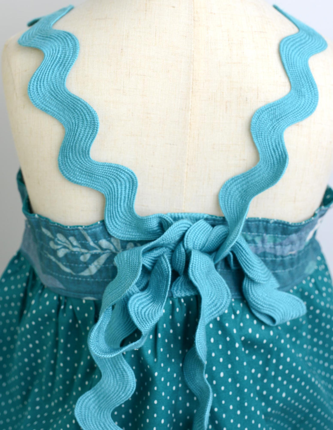 SAMPLE SALE DRESS - Whale Print with Ric Rak Straps - Size 5/6 yr. Only