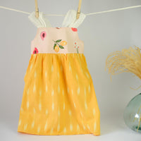 SALE - Girls Dress - Tropical Fruit with Lace Straps