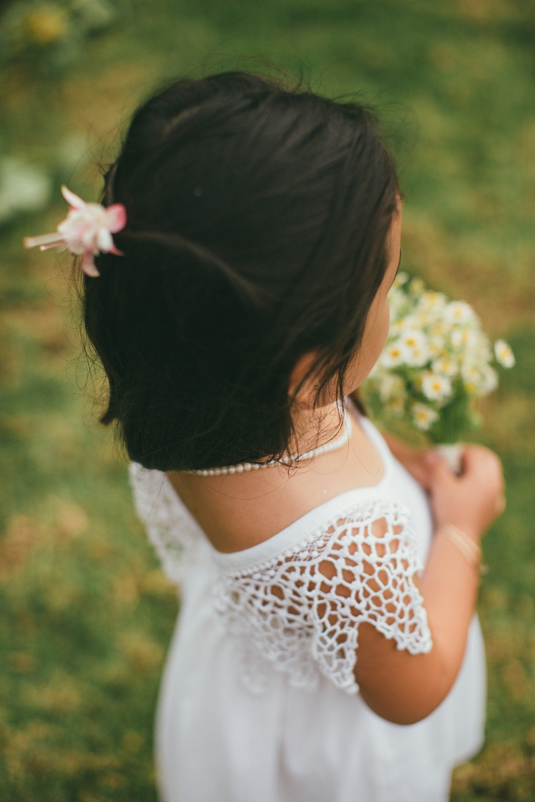 Flower Girl | High Quality Photoshoot Dress Boho |  Lace Flower Girl |  Flower Girl Ivory or White | Junior Bridesmaid | Made in Hawaii