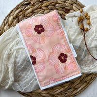 Flower Burp Cloth/ Hau flower Hawaii baby gift / Modern Baby Burp Cloth - Hawaii Made Baby Gift - Newborn Gift Idea - Made in Maui, Hawaii