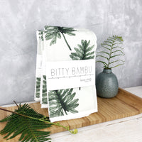 Laua'e Fern Leaf Burp Cloth - Botanical Print Baby Gift - Newborn, Baby Slower, Layette, Mom-To-Be Gift Idea - Plant Lover Baby Gift - Maui