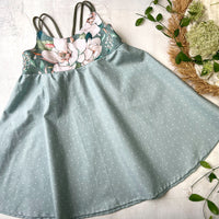 SALE - Magnolia Girls Dress -  Twirly Dress - Toddler Dress - Baby Girl Dress - Made in Maui,  Hawaii
